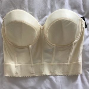 Dominique strapless bra with corset Size 38D